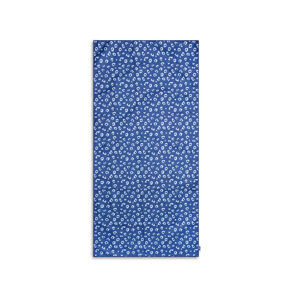 Microfiber Beach Towel - Blue - Leopard - 135 x 65 cm