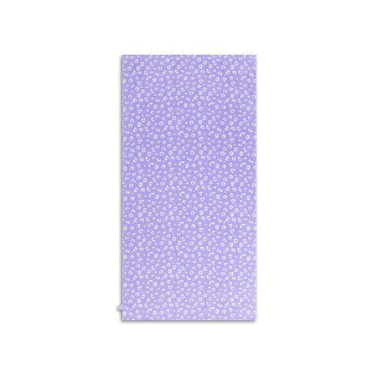 Microfiber Beach Towel - Lilac - Leopard - 135 x 65 cm