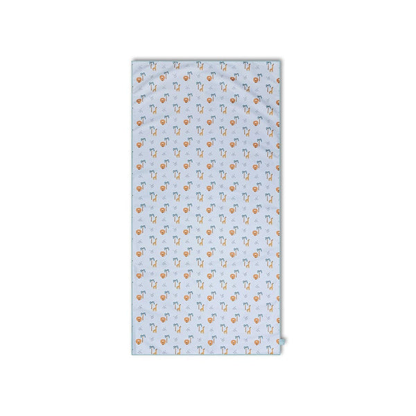 Microfiber Beach Towel - Multicolor - Jungle - 135 x 65 cm