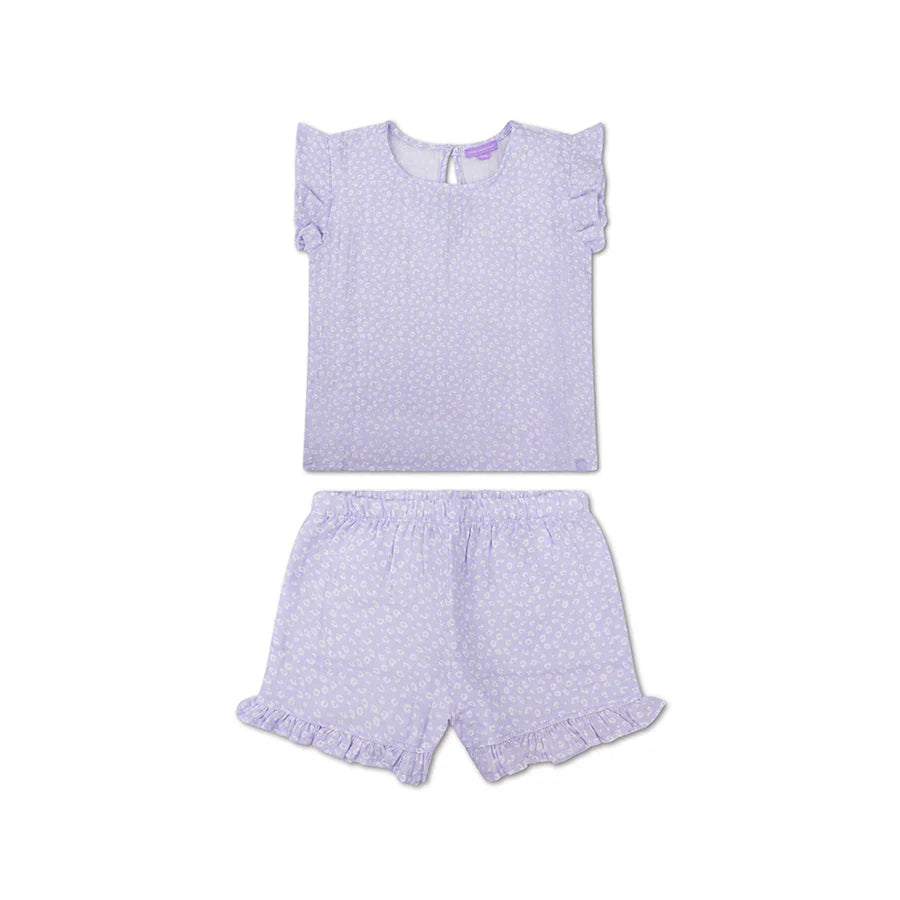 Beachwear Girls - Muslin - Lilac - Leopard