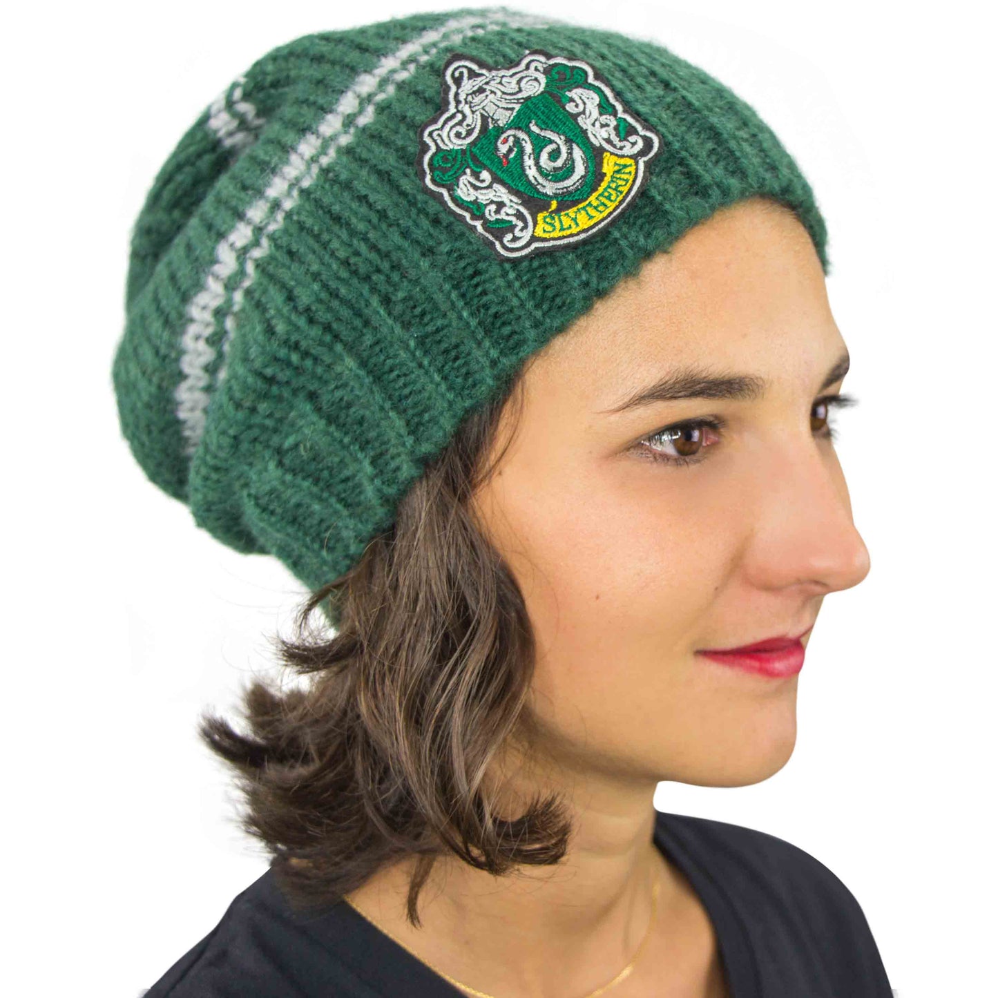 *Slouchy Slytherin beanie