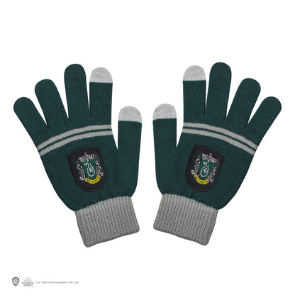 *Set Bonnet & Gants Tactiles Serpentard Enfants