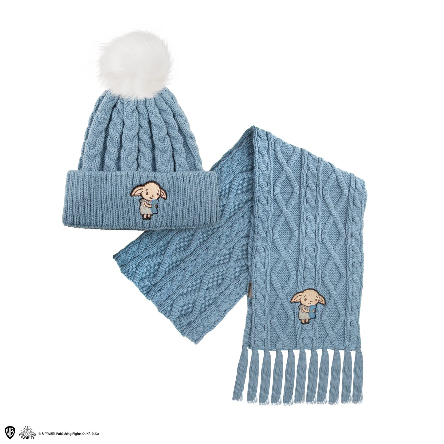 Dobby Hat and Scarf Set
