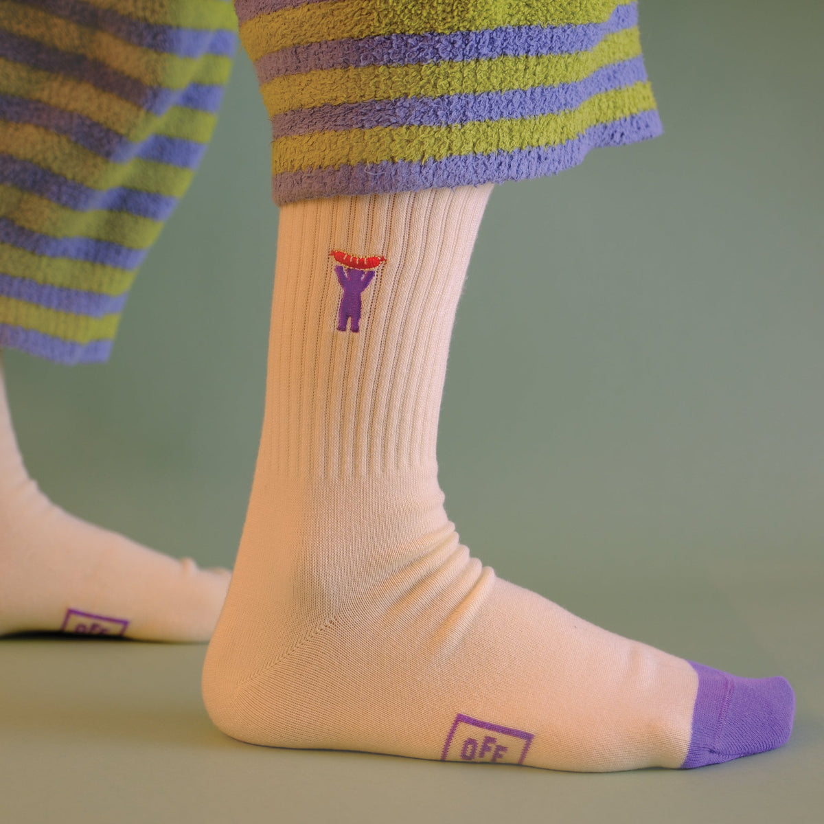 Chaussettes Brodées Ours de Berlin