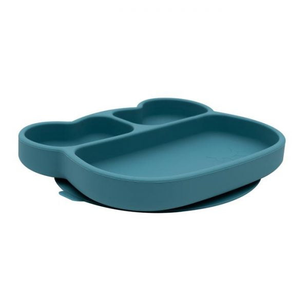 Duck blue silicone bear plate