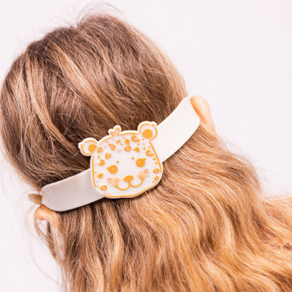 Swimming Goggles - Beige - Leopard