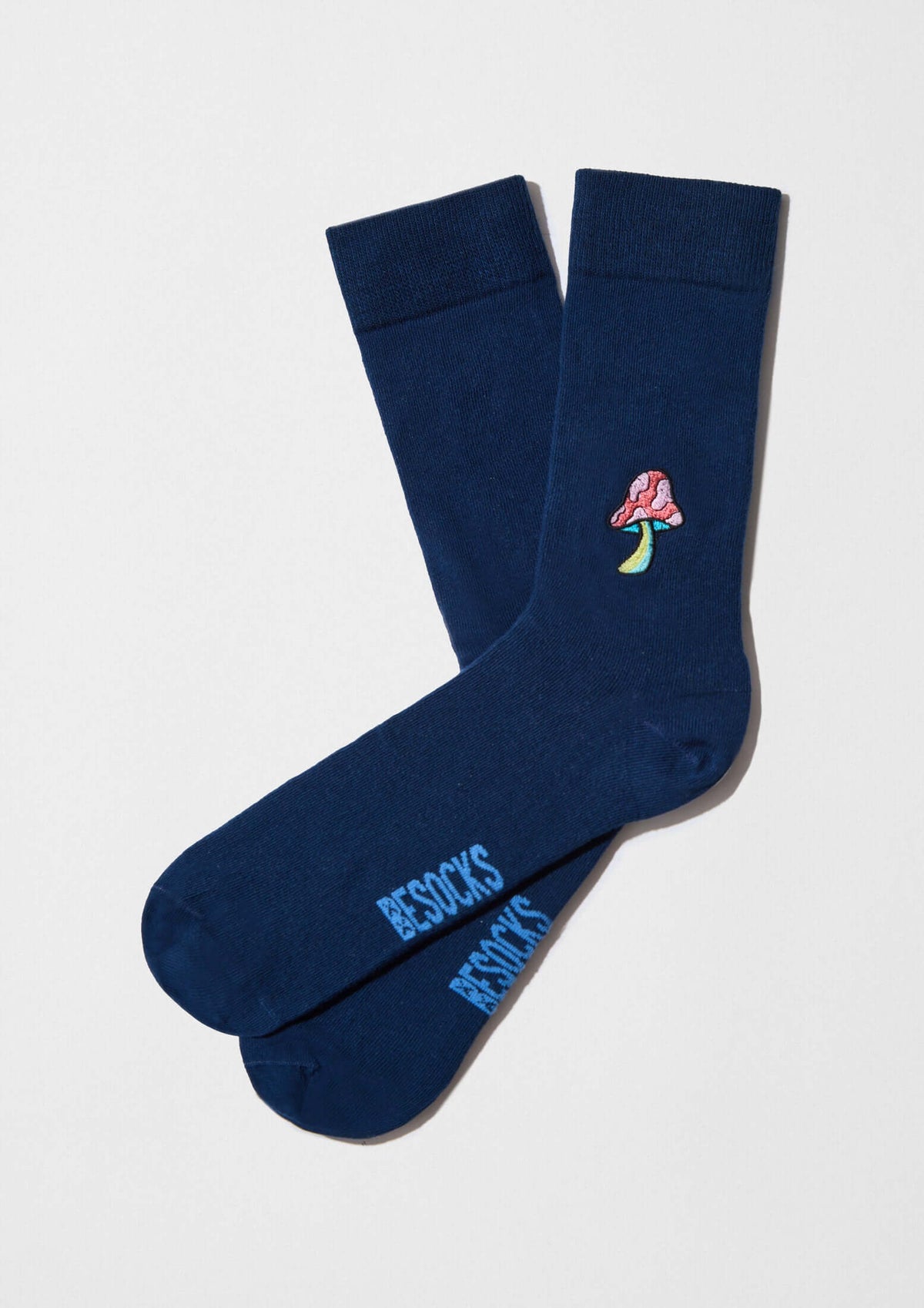 BeMushroom Embroidered Navy