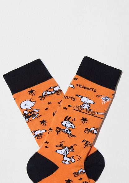 Chaussettes BeSnoopy Skate Orange