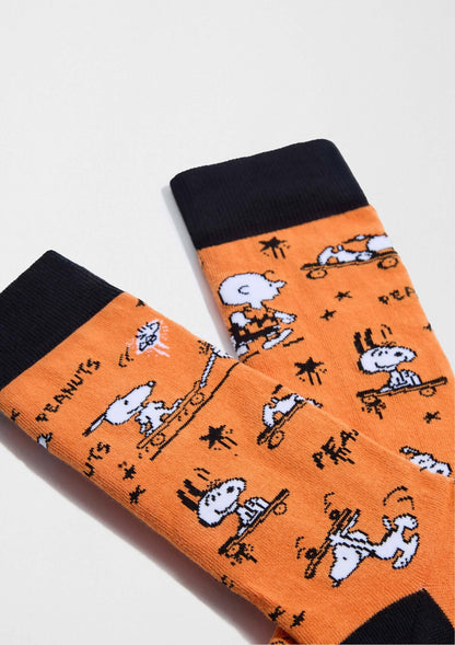 Chaussettes BeSnoopy Skate Orange