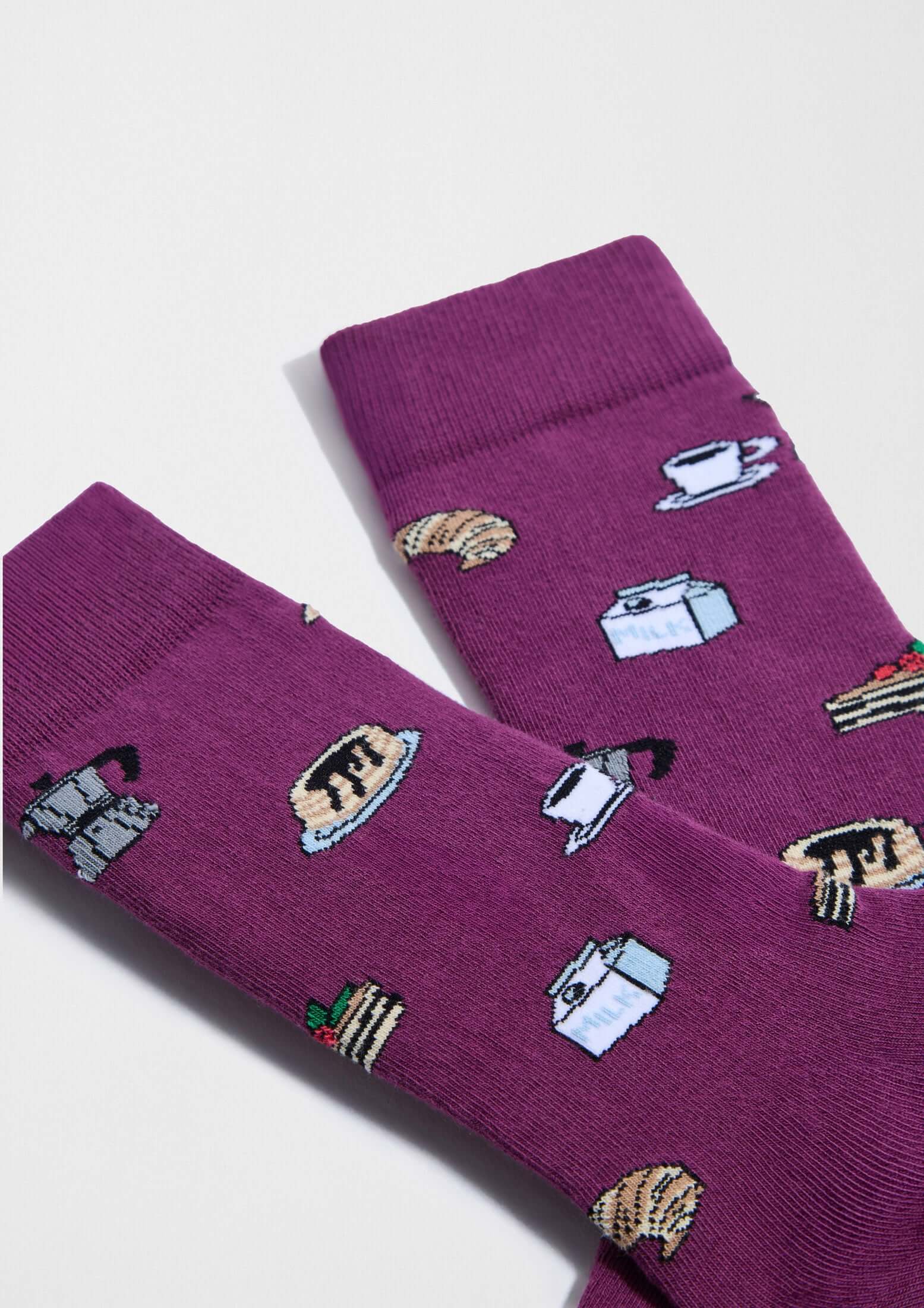 Chaussettes BeSweetBreakfast Prune