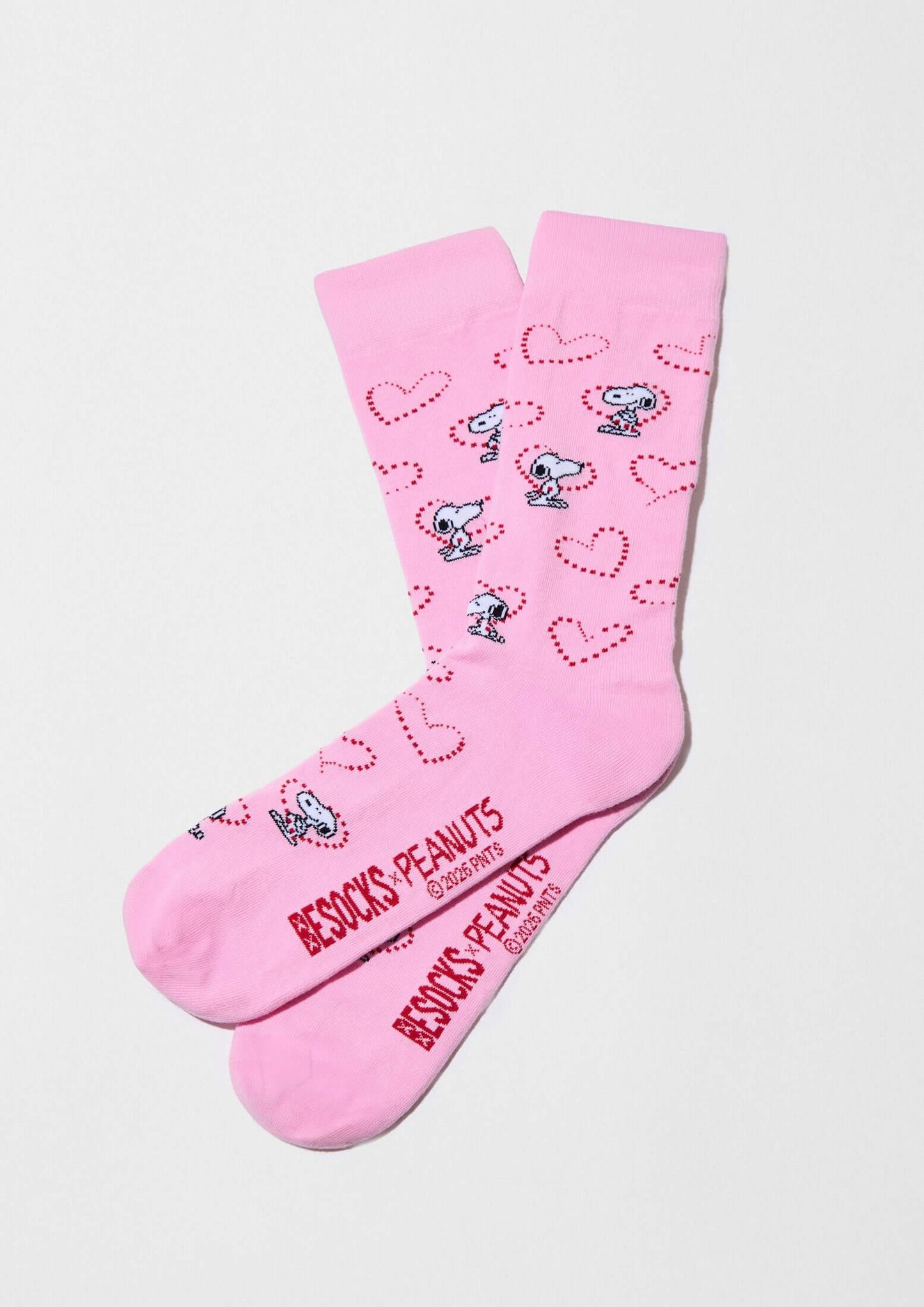Chaussettes BeSnoopy Heart Rose