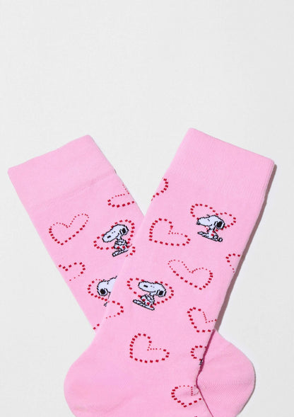 Chaussettes BeSnoopy Heart Rose