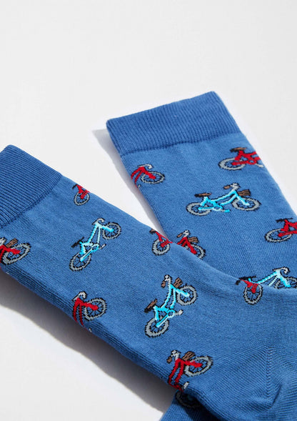Chaussettes BeBicycle Bleu