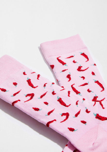Chaussettes BeChili Rose