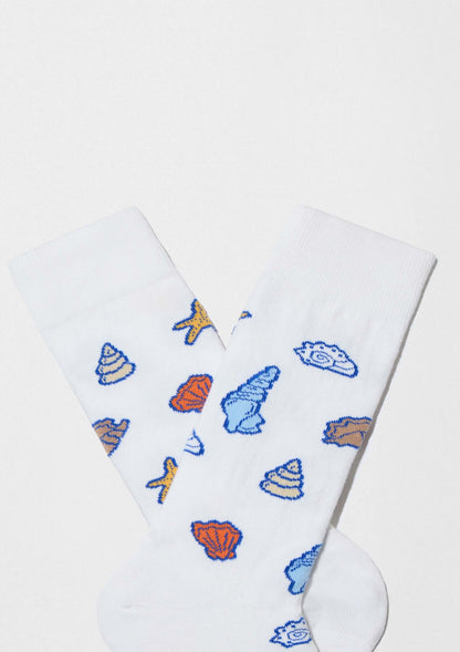Chaussettes BeOcean Blanc Cassé