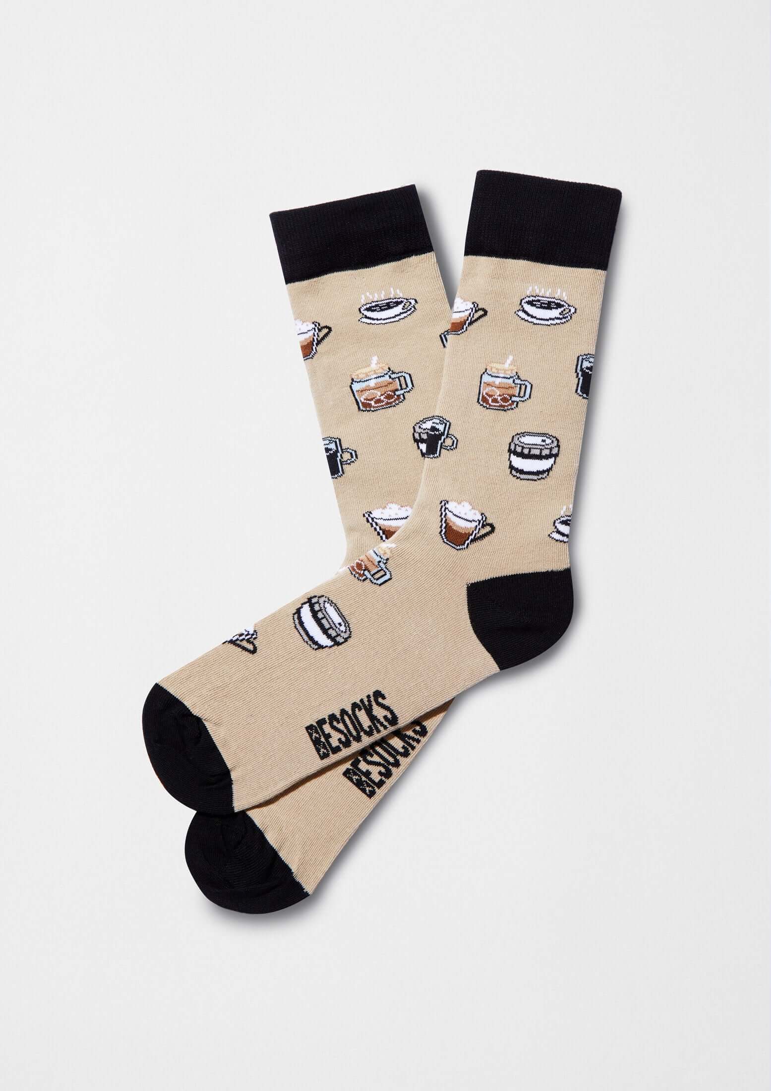 Chaussettes BeCoffee Beige