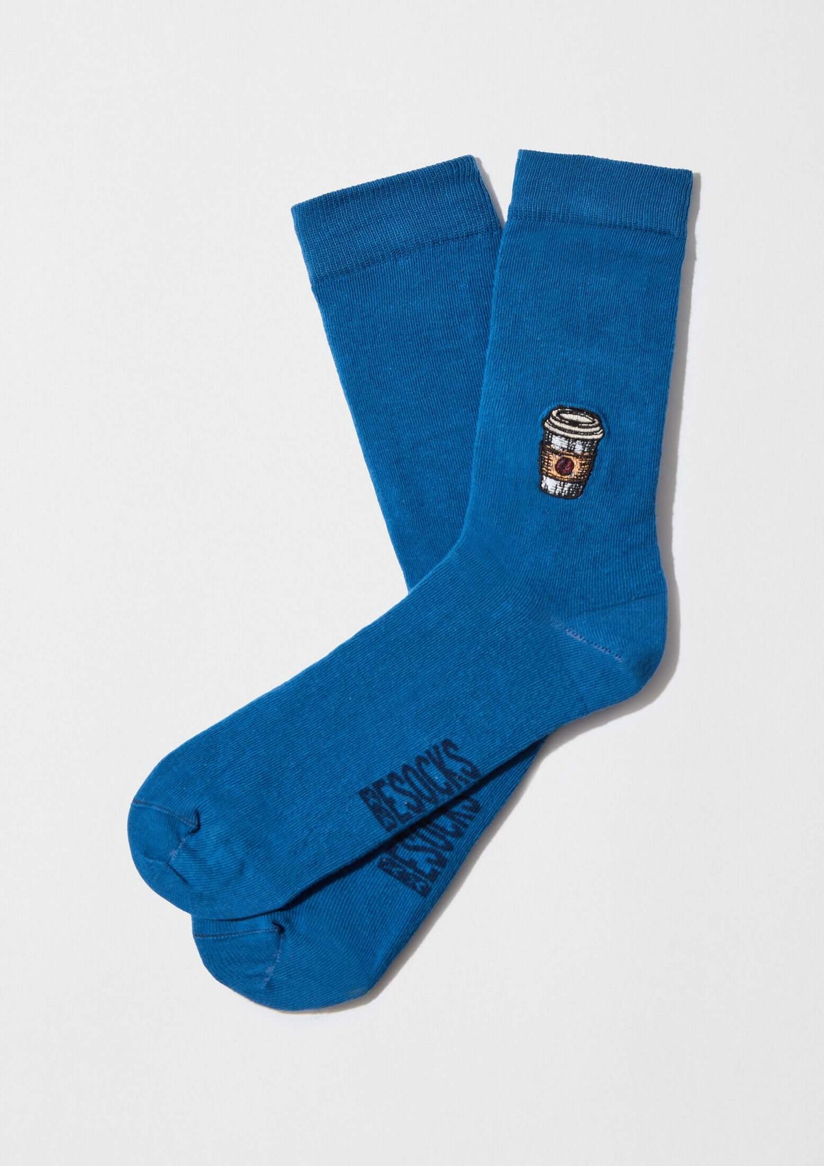 BeCoffee Embroidered Blue