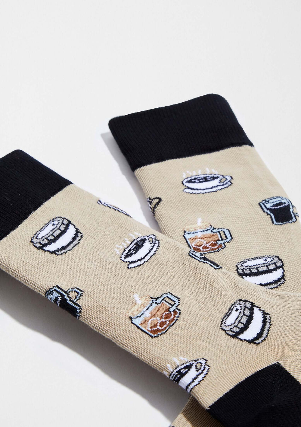Chaussettes BeCoffee Beige