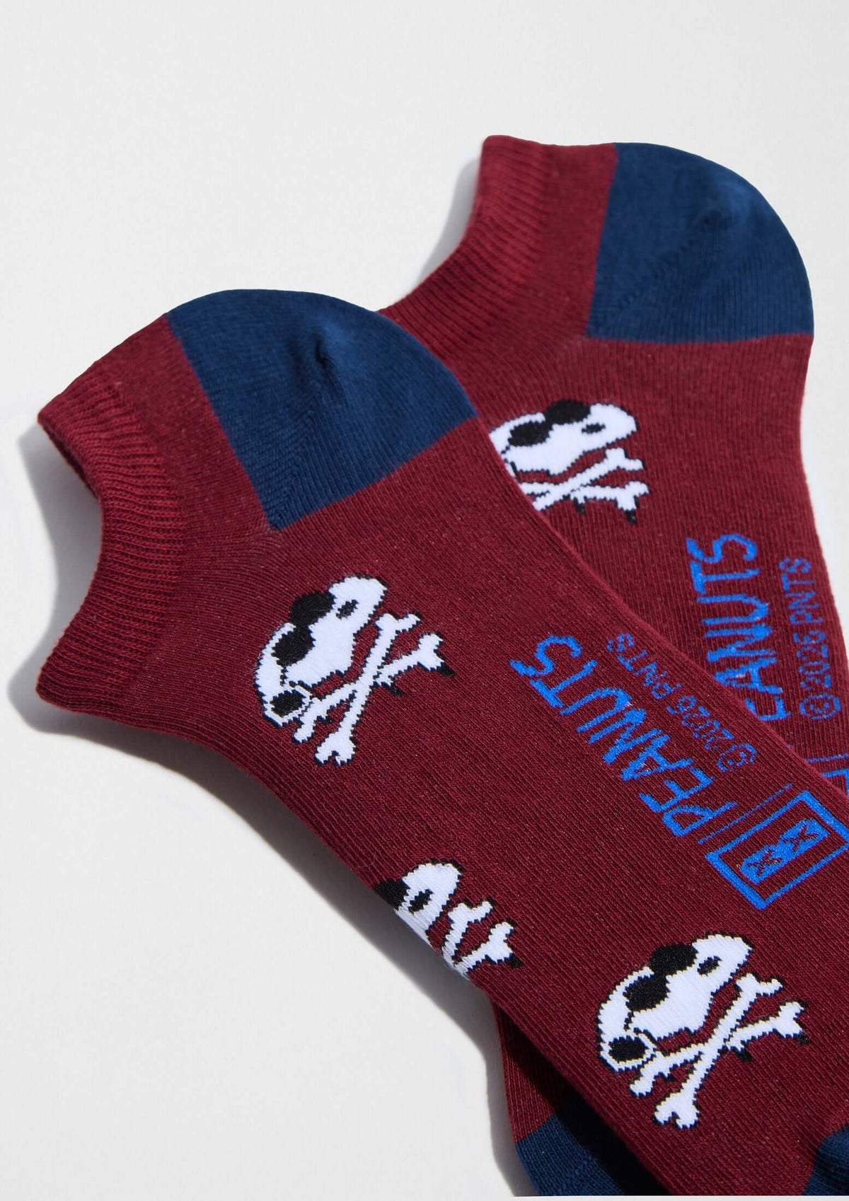 BeSnoopy Skull Burgundy Ankle