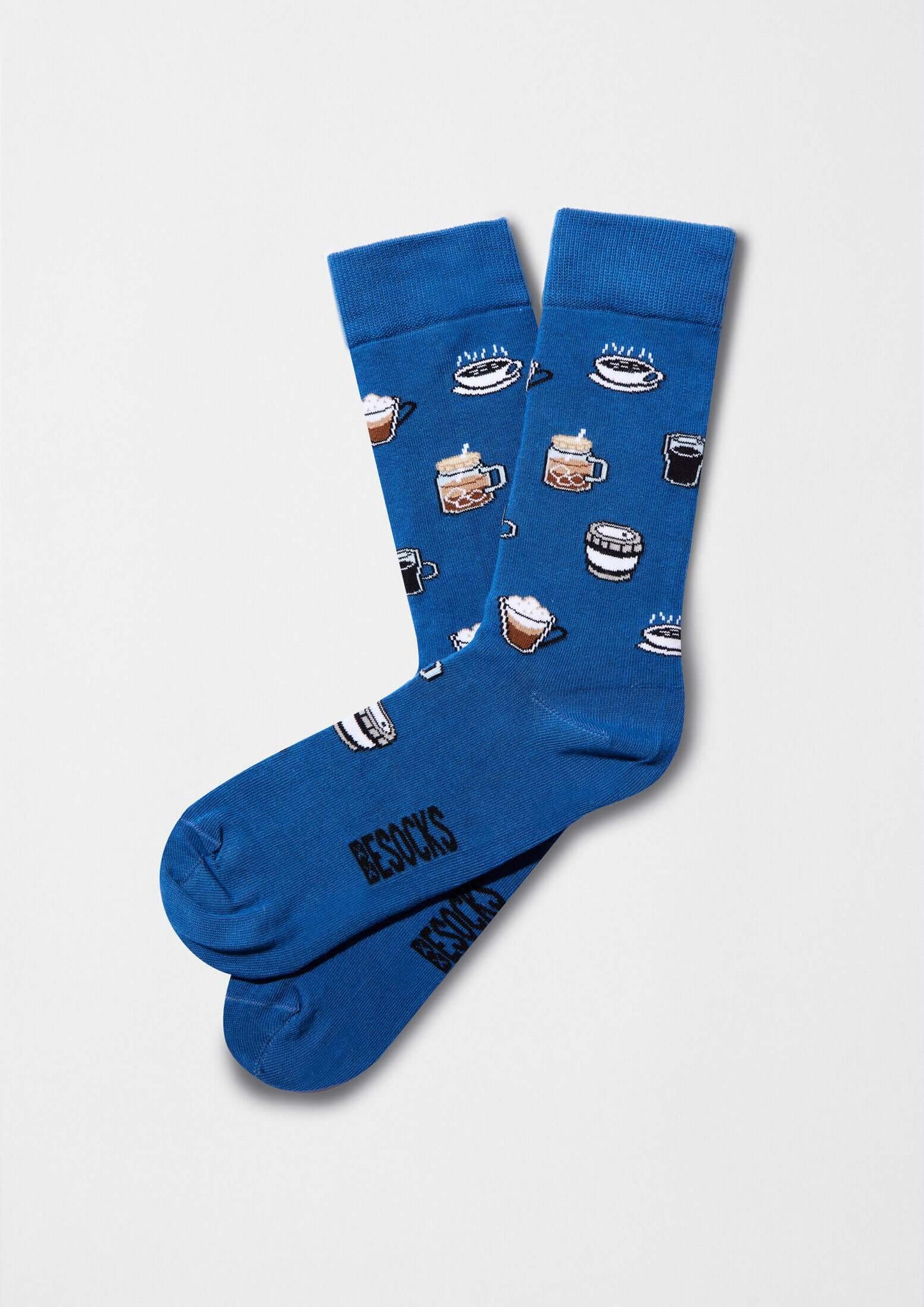 Chaussettes BeCoffee Bleu