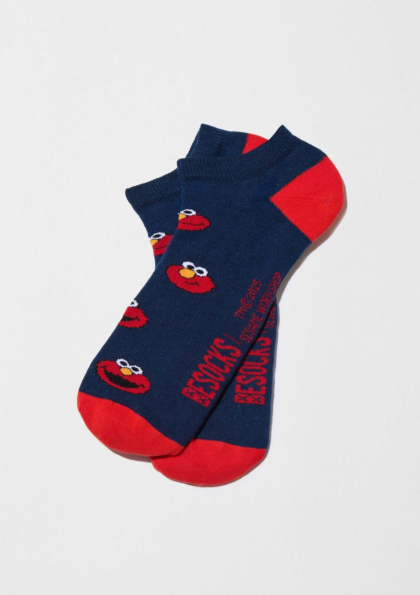 Chaussettes courtes BeSesameStreet Elmo Bleu Marine