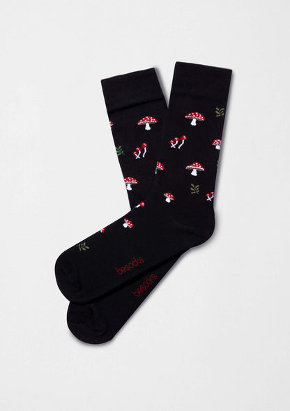 Chaussettes BeMushroom Noir
