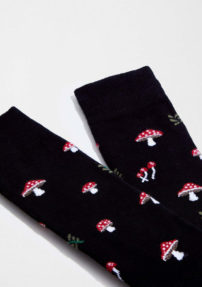 Chaussettes BeMushroom Noir