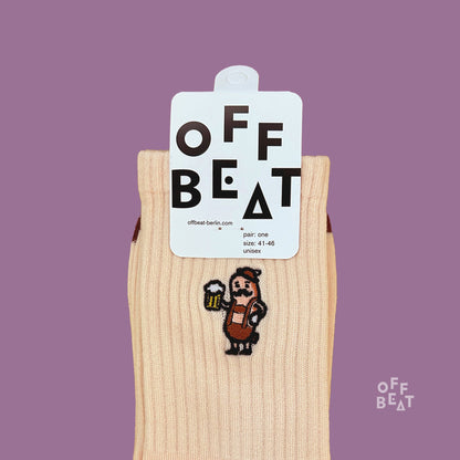 Chaussettes Brodées Wurstmensch