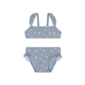 Bikini - Blue - Daisy Flower