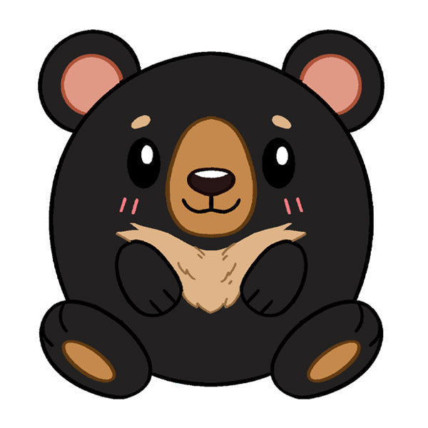 Peluche Mini Squishable – Ours Noir