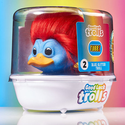 Canard Good Luck Trolls: Glitter Troll TUBBZ (First Edition)