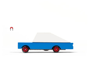 Candycar World Holzauto - Racer Bleu #8