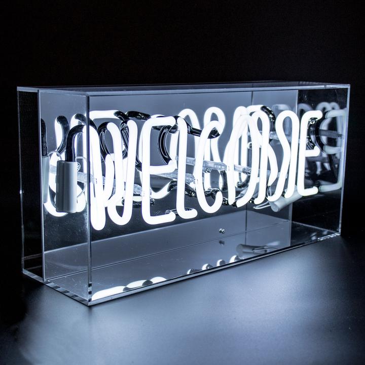Neon bianco BENVENUTO