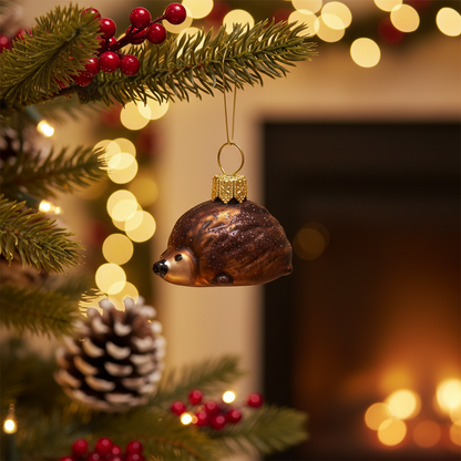 Hedgehog Christmas ball