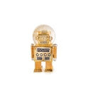 Schneekugel Roboter Gold