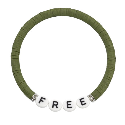 Swifties Friendship Bracelet FREE - Khaki green