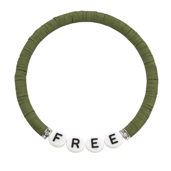 Swifties Friendship Bracelet FREE - Khaki green