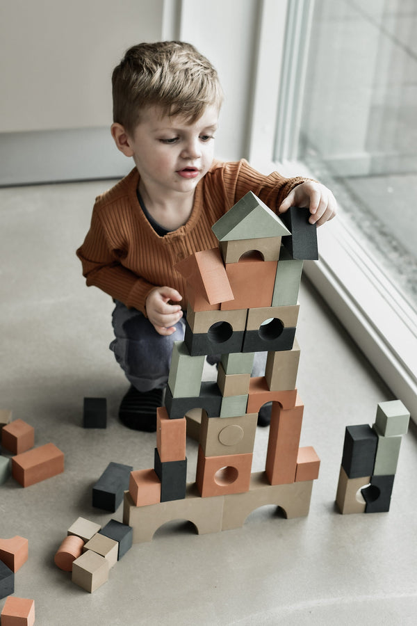 Foam construction blocks