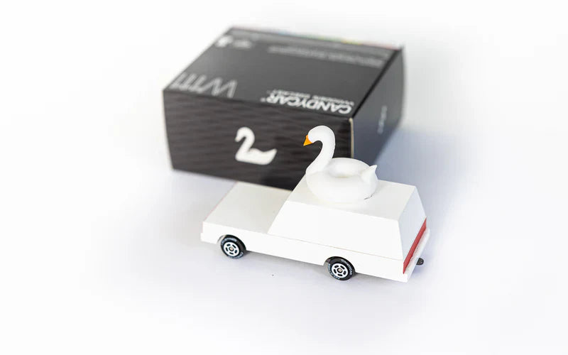 Candycar World Holzauto - Cygne Blanc