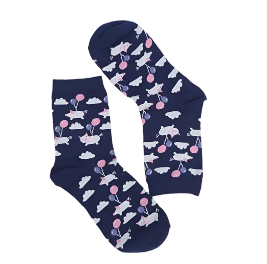 chaussettes cochon volant mr col