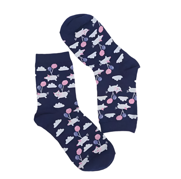 chaussettes cochon volant mr col