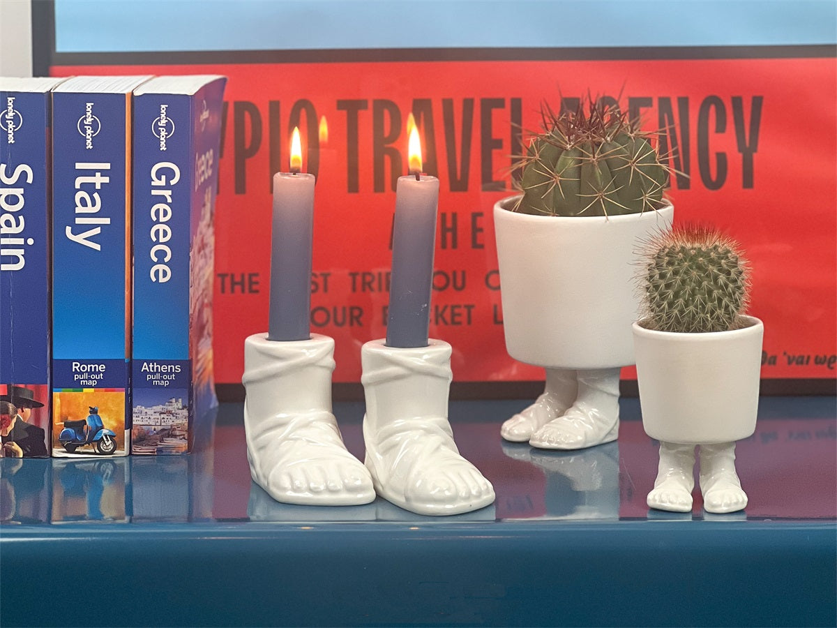 bougeoir sandale gladiateur lot de 2