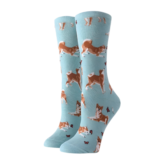 chaussettes shiba inu mrcol