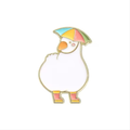 Pin’s Canard Blanc Chapeau Parapluie