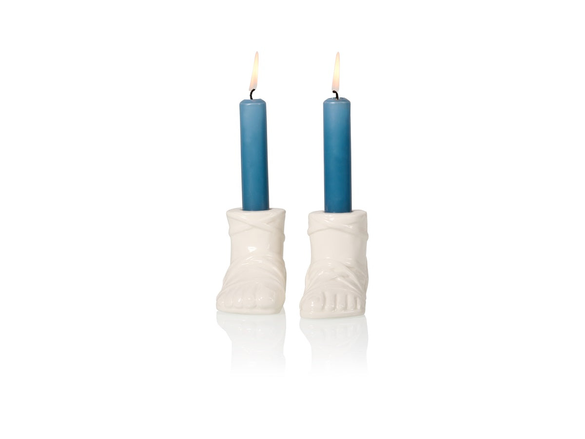 Gladiator Sandal Candle Holders