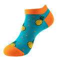 Chaussettes Courtes Ananas et Pois