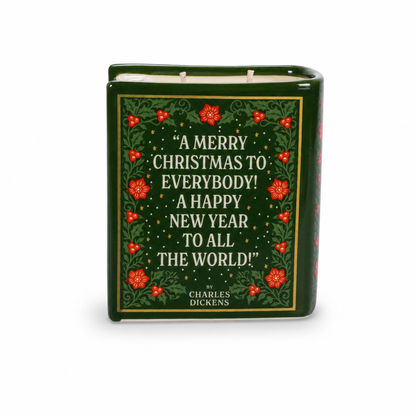 Bougie livre Un chant de Noël