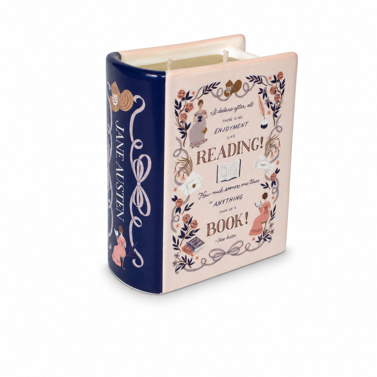 Bougie livre Jane Austen - Orgueil et Préjugés 10 cm