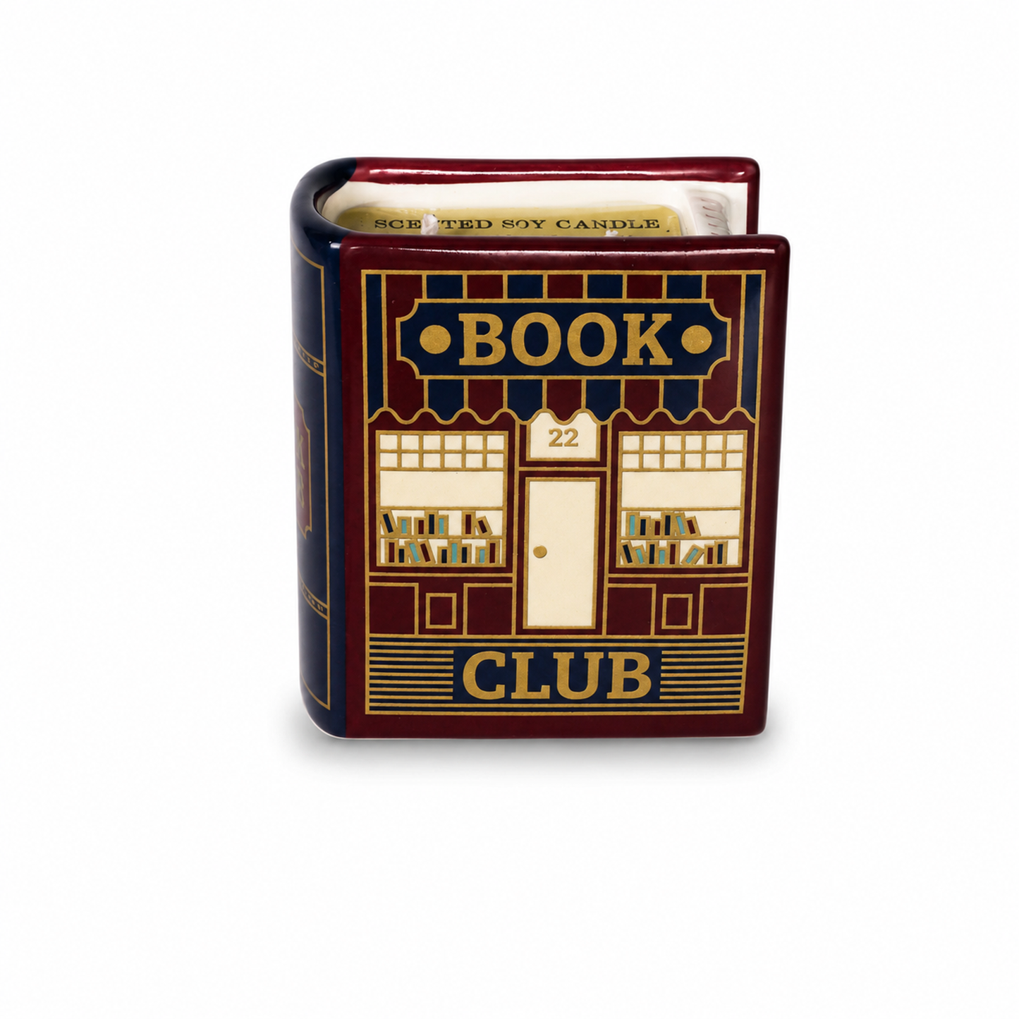 Bougie livre Pulteney Press - Book Club 10 cm