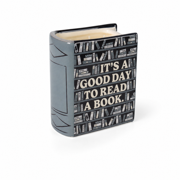 Bougie livre Pulteney Press - Good Day 10 cm